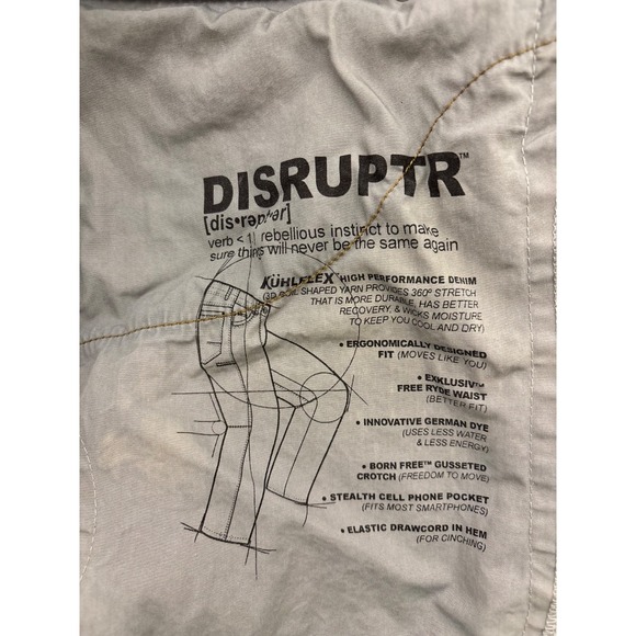 Kuhl Men Size 36 x 30 Denim Distuptr Jean Stretch Pants 5144 - Picture 8 of 10